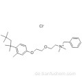 Benzolmethanaminium, N, N-Dimethyl-N- [2- [2- [methyl-4- (1,1,3,3-tetramethylbutyl) phenoxy] ethoxy] ethyl] -, chlorid CAS 25155-18-4